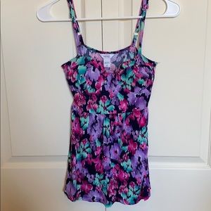 Floral tank top